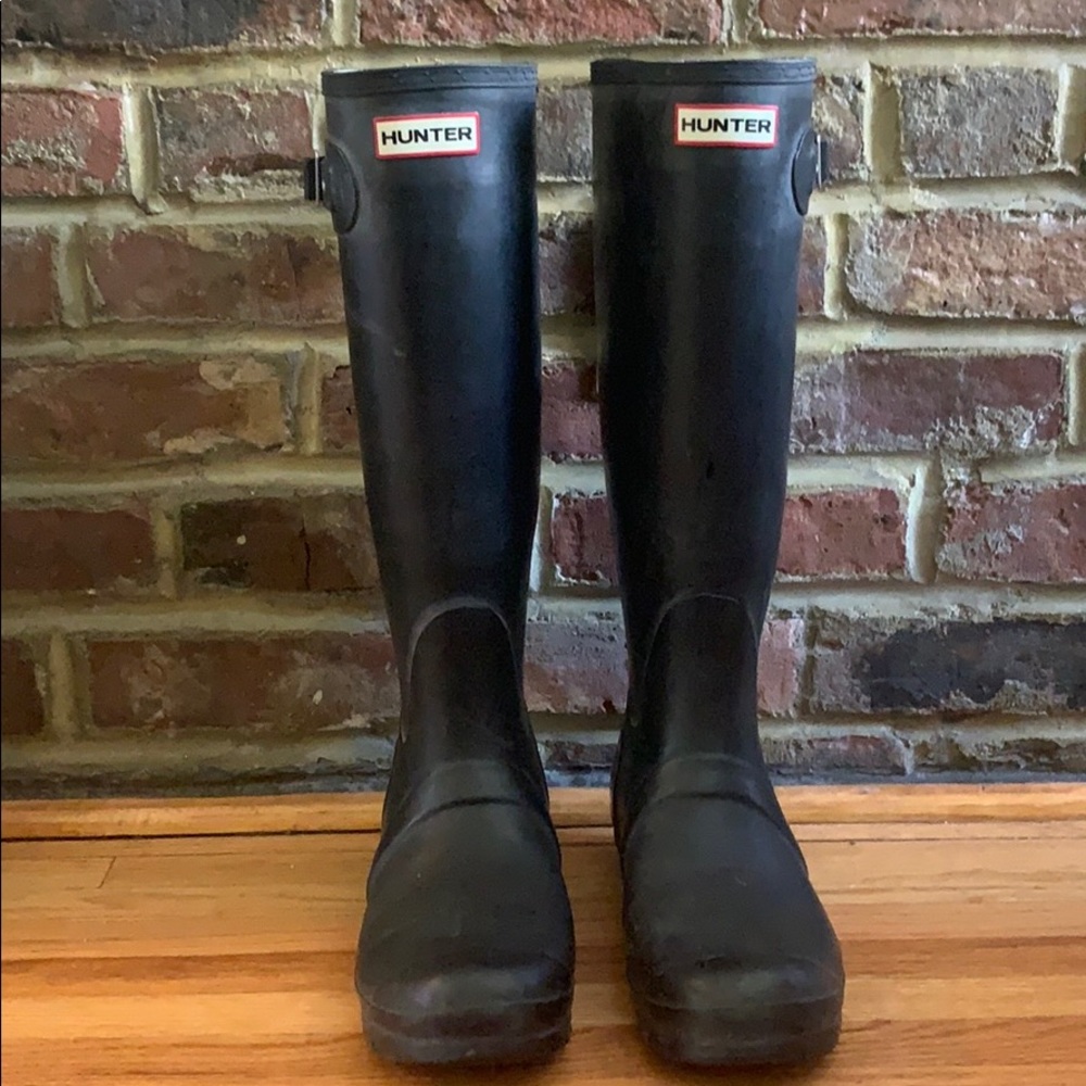 Black Matte Hunter Original Tall Boot